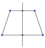 Bài tập trắc nghiệm Hình có trục đối xứng có đáp án - Toán lớp 6 Kết nối tri thức